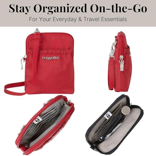 Baggallini Bryant Pouch Small Crossbody Bag for Women - Lightweight Crossbody Pouch - Perfect Phone Purse