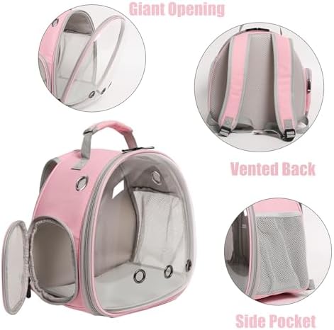 Portable Travel Pet Backpack Carrier for Small Animals, Cat, Rabbit Portable Travel Pet Backpack Carrier for Hamster, Bi