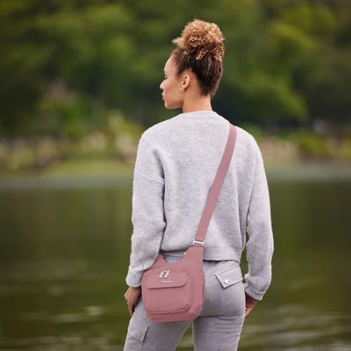 Baggallini Womens Criss Cross 10x11 Crossbody Bag for Fashion Ladies, Stylish and Practical, Daily Use, High-Quality Lea