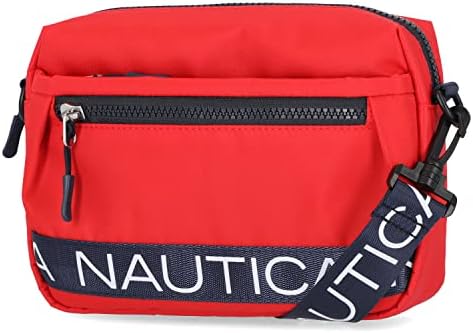 Nautica Nylon Bean Crossbody/Belt Bag for Women Adjustable Shoulder Strap Trendy Lightweight Practical