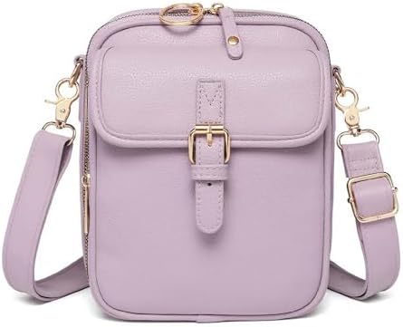 Women's Multi-Slot Multi-Functional Crossbody Leather Bag with Large Capacity Adjustable Shoulder Strap | Multi-Slot Cr