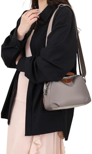 Eslcorri Women Small Shoulder Bag Nylon Simple Zipper Purse Lightweight Casual Mini Bag Eslcorri Women Casual Small Cros