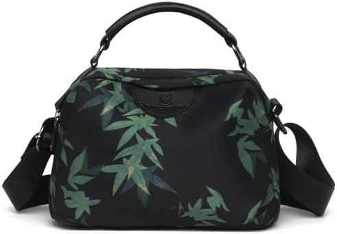 Eslcorri Women Small Shoulder Bag Nylon Simple Zipper Purse Lightweight Casual Mini Bag Eslcorri Women Casual Small Cros