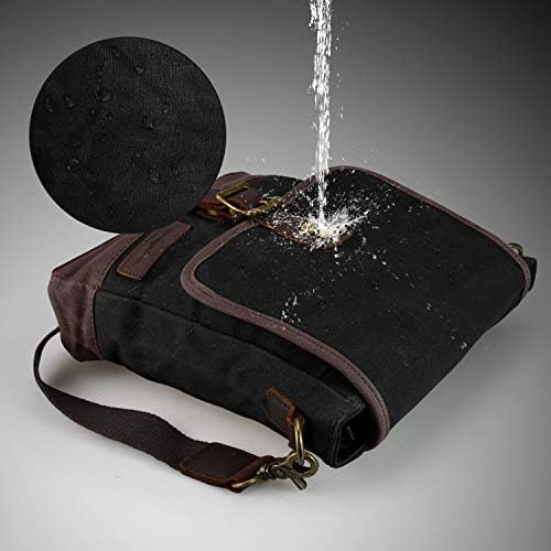 SHANGRI-LA Crossbody Shoulder Bag for Men and Women | Casual Canvas Sling Pack | Versatile Everyday Use | Multiple Compa