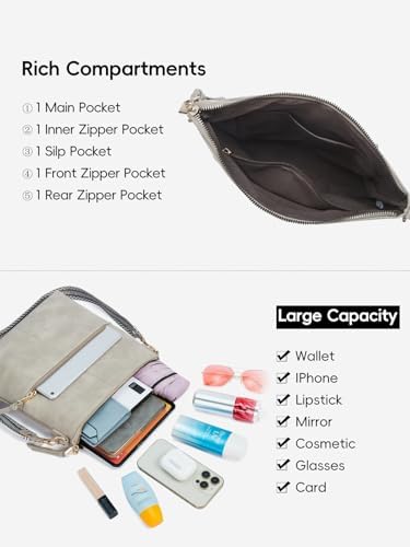 WestBronco Crossbody Purses for Women Medium Shoulder Bag Vegan Leather Handbags with Guitar Strap Women Medium Shoulder