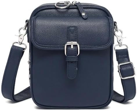 Women's Multi-Slot Multi-Functional Crossbody Leather Bag with Large Capacity Adjustable Shoulder Strap | Multi-Slot Cr