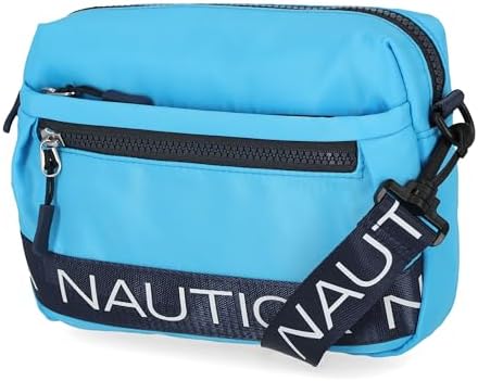 Nautica Nylon Bean Crossbody/Belt Bag for Women Adjustable Shoulder Strap Trendy Lightweight Practical