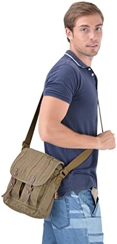 GOOTIUM Small Canvas Crossbody Bag for Women - Vintage Shoulder Purse | GOOTIUM Canvas Small Messenger Bag - Stylish Vi