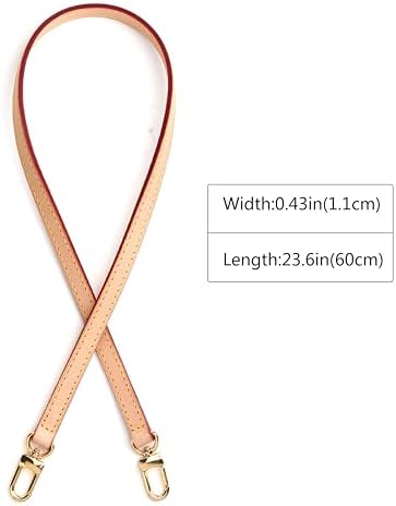 Jiesinlov Vachetta Leather Replacement Crossbody Bags for Women Adjustable Shoulder Strap Speedy 20 25