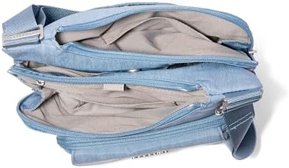 Baggallini Womens Criss Cross 10x11 Crossbody Bag for Fashion Ladies, Stylish and Practical, Daily Use, High-Quality Lea