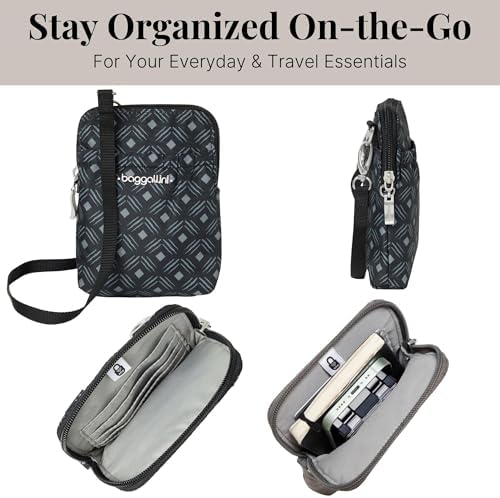 Baggallini Bryant Pouch Small Crossbody Bag for Women - Lightweight Crossbody Pouch - Perfect Phone Purse