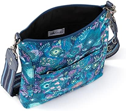 Sakroots Lucia Gen Crossbody Bag for Women Daily Use Fashionable and Practical Black Small Sized Crossbody Bag