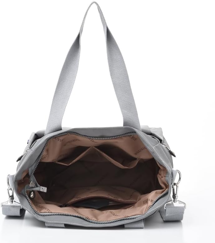 Qiyllur Large Capacity Canvas Bucket Bag for Women with Artificial Leather Shoulder Strap | Qiyllur Crossbody Bag with