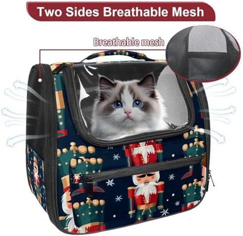 Capybara Pet Soft Sided Travel Carrier for Cats and Puppies, Portable and Comfortable, Perfect for Airlines and Car Trip