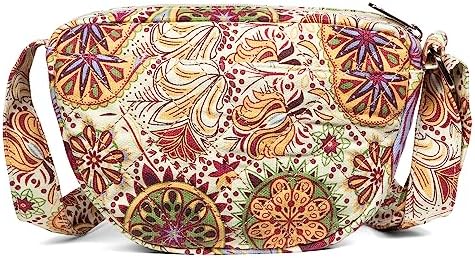 Malirona Women's Durable Small Floral Crossbody Bag Canvas Messenger Handbag Multi Pocket Travel Satchel Purse Malirona