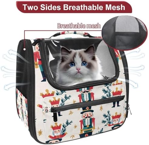 Capybara Pet Soft Sided Travel Carrier for Cats and Puppies, Portable and Comfortable, Perfect for Airlines and Car Trip