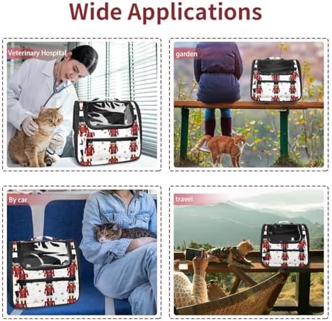 Capybara Pet Soft Sided Travel Carrier for Cats and Puppies, Portable and Comfortable, Perfect for Airlines and Car Trip