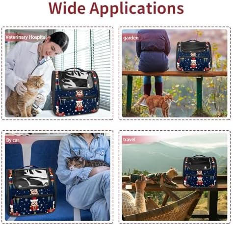 Capybara Pet Soft Sided Travel Carrier for Cats and Puppies, Portable and Comfortable, Perfect for Airlines and Car Trip