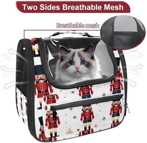 Capybara Pet Soft Sided Travel Carrier for Cats and Puppies, Portable and Comfortable, Perfect for Airlines and Car Trip