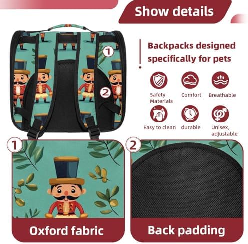 Capybara Pet Soft Sided Travel Carrier for Cats and Puppies, Portable and Comfortable, Perfect for Airlines and Car Trip