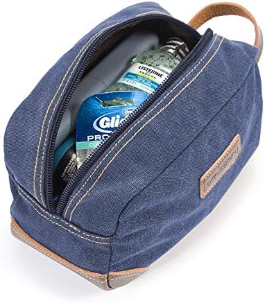 Men's Emissary Water-Resistant Toiletry Bag | Men’s Emissary Canvas Travel Dopp Kit | Men's Emissary Travel Bathroom Ba