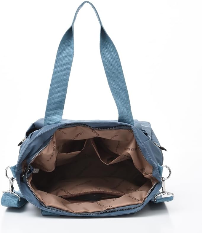 Qiyllur Large Capacity Canvas Bucket Bag for Women with Artificial Leather Shoulder Strap | Qiyllur Crossbody Bag with