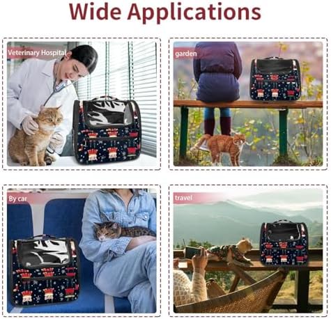 Capybara Pet Soft Sided Travel Carrier for Cats and Puppies, Portable and Comfortable, Perfect for Airlines and Car Trip