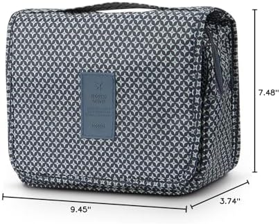 Mossio Large Hanging Toiletry Bag for Men & Women | Durable Sturdy Hook | Mossio Travel Organizer - Large Hanging Cosme