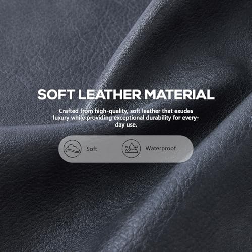 POIUGOYA Trendy Vegan Leather Crossbody Purse for Women, Travel Compatible with Built-in Wallet Medium Size