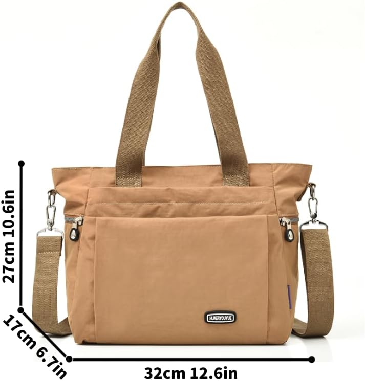 Qiyllur Large Capacity Canvas Bucket Bag for Women with Artificial Leather Shoulder Strap | Qiyllur Crossbody Bag with