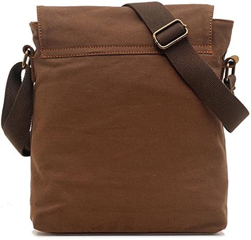 AIBAG Vintage Small Canvas Shoulder Bag for Women Everyday Use | AIBAG Messenger Bag Crossbody Purse with Multiple Comp