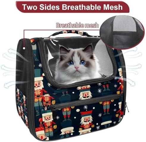 Capybara Pet Soft Sided Travel Carrier for Cats and Puppies, Portable and Comfortable, Perfect for Airlines and Car Trip
