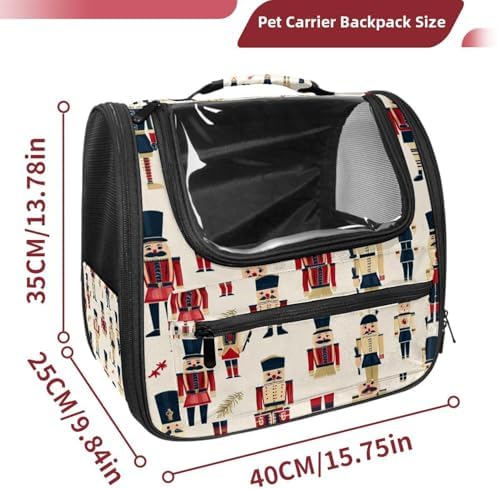 Capybara Pet Soft Sided Travel Carrier for Cats and Puppies, Portable and Comfortable, Perfect for Airlines and Car Trip