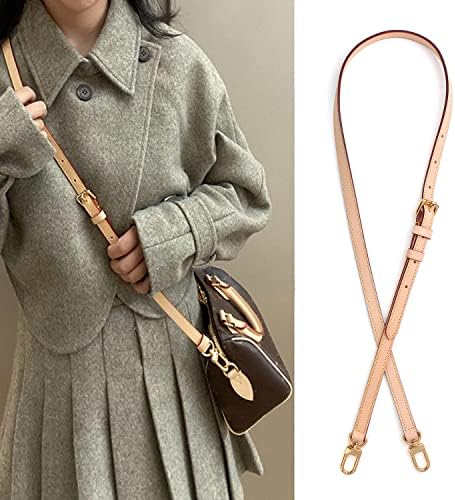 Jiesinlov Vachetta Leather Replacement Crossbody Bags for Women Adjustable Shoulder Strap Speedy 20 25