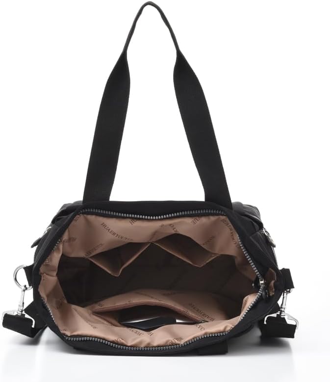 Qiyllur Large Capacity Canvas Bucket Bag for Women with Artificial Leather Shoulder Strap | Qiyllur Crossbody Bag with