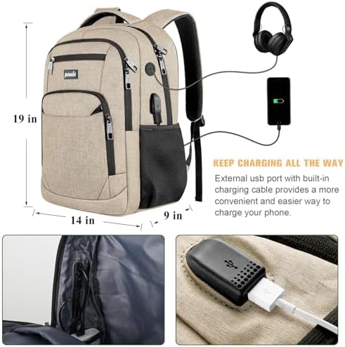 Paude 15.6 Inch Laptop Backpack Women Bookbag Rucksack for Teen Girls School Bags Specifications