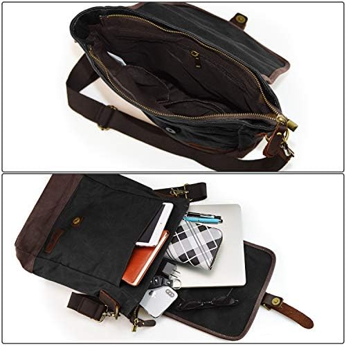 SHANGRI-LA Crossbody Shoulder Bag for Men and Women | Casual Canvas Sling Pack | Versatile Everyday Use | Multiple Compa