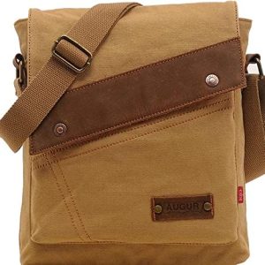 AIBAG Vintage Small Canvas Shoulder Bag for Women Everyday Use | AIBAG Messenger Bag Crossbody Purse with Multiple Comp