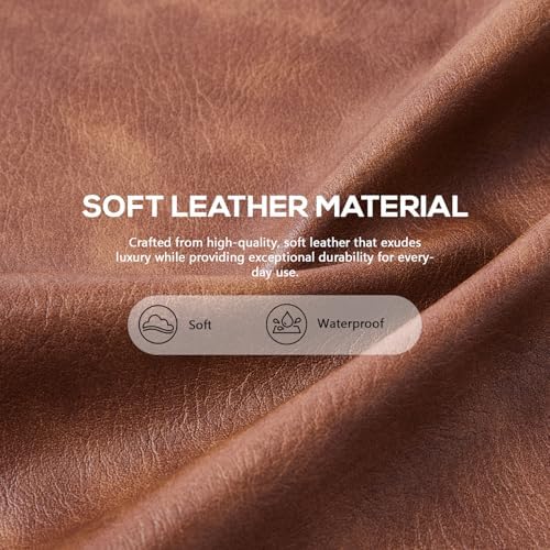 POIUGOYA Trendy Vegan Leather Crossbody Purse for Women, Travel Compatible with Built-in Wallet Medium Size