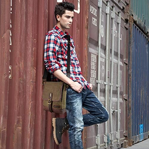 SHANGRI-LA Crossbody Shoulder Bag for Men and Women | Casual Canvas Sling Pack | Versatile Everyday Use | Multiple Compa