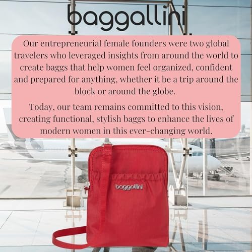 Baggallini Bryant Pouch Small Crossbody Bag for Women - Lightweight Crossbody Pouch - Perfect Phone Purse