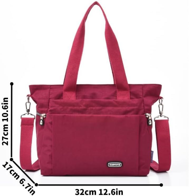 Qiyllur Large Capacity Canvas Bucket Bag for Women with Artificial Leather Shoulder Strap | Qiyllur Crossbody Bag with