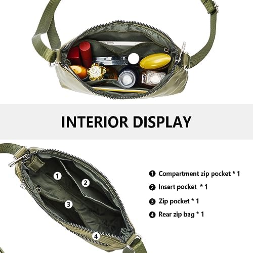 Westbronco Crossbody Bag for Women Vegan Leather Wallet Purses Satchel Shoulder Bags Small Size Westbronco Crossbody Bag