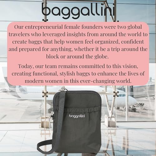 Baggallini Bryant Pouch Small Crossbody Bag for Women - Lightweight Crossbody Pouch - Perfect Phone Purse