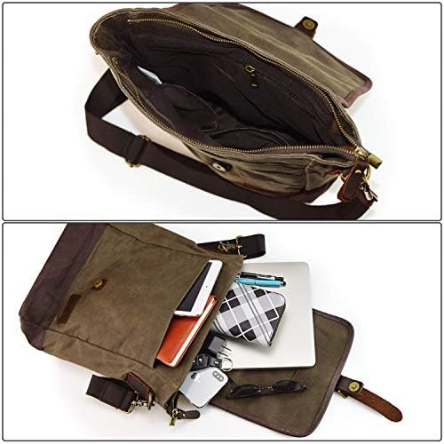 SHANGRI-LA Crossbody Shoulder Bag for Men and Women | Casual Canvas Sling Pack | Versatile Everyday Use | Multiple Compa