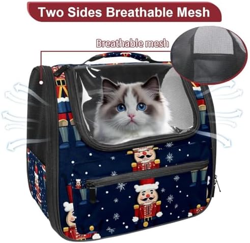 Capybara Pet Soft Sided Travel Carrier for Cats and Puppies, Portable and Comfortable, Perfect for Airlines and Car Trip
