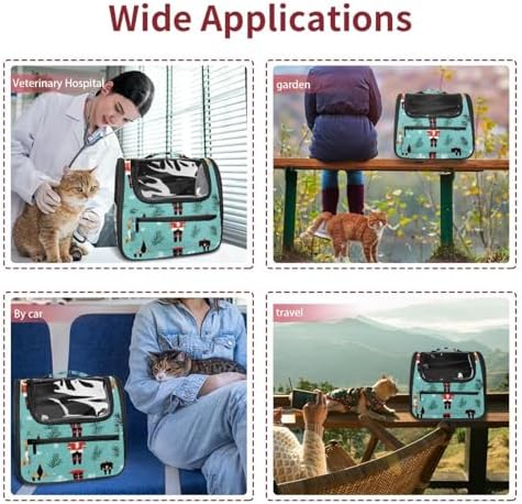 Capybara Pet Soft Sided Travel Carrier for Cats and Puppies, Portable and Comfortable, Perfect for Airlines and Car Trip