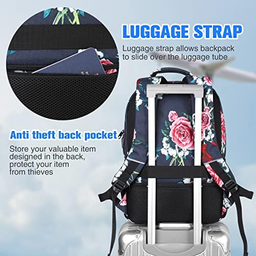 Paude 15.6 Inch Laptop Backpack Women Bookbag Rucksack for Teen Girls School Bags Specifications