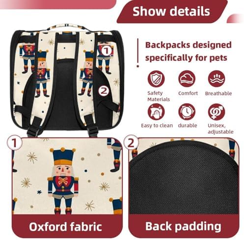 Capybara Pet Soft Sided Travel Carrier for Cats and Puppies, Portable and Comfortable, Perfect for Airlines and Car Trip