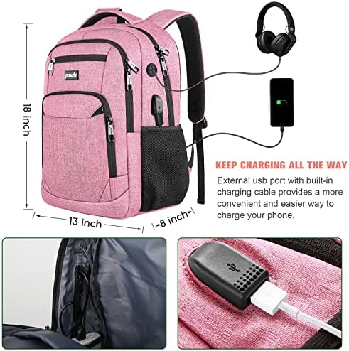 Paude 15.6 Inch Laptop Backpack Women Bookbag Rucksack for Teen Girls School Bags Specifications